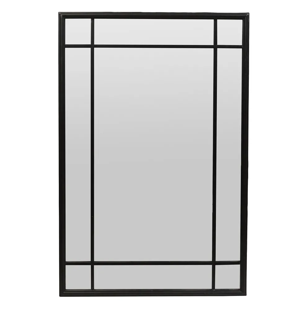 Miroir en fer noir h90cm - Osaka