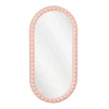 Miroir oval rose 50x25cm - Jax