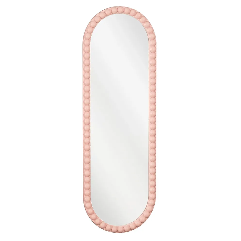 Miroir oval rose 75x25cm - Jax