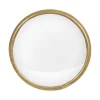 Miroir rond convexe en laiton doré d14.5cm - Edman