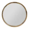 Miroir rond en manguier d80cm - Hervea