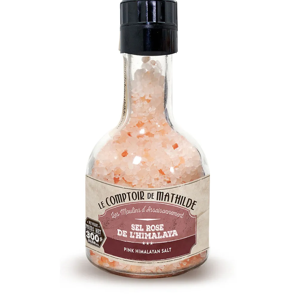 Moulin sel rose de l'himalaya empilable - 300g