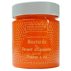 Moutarde au piment d'espelette & ail