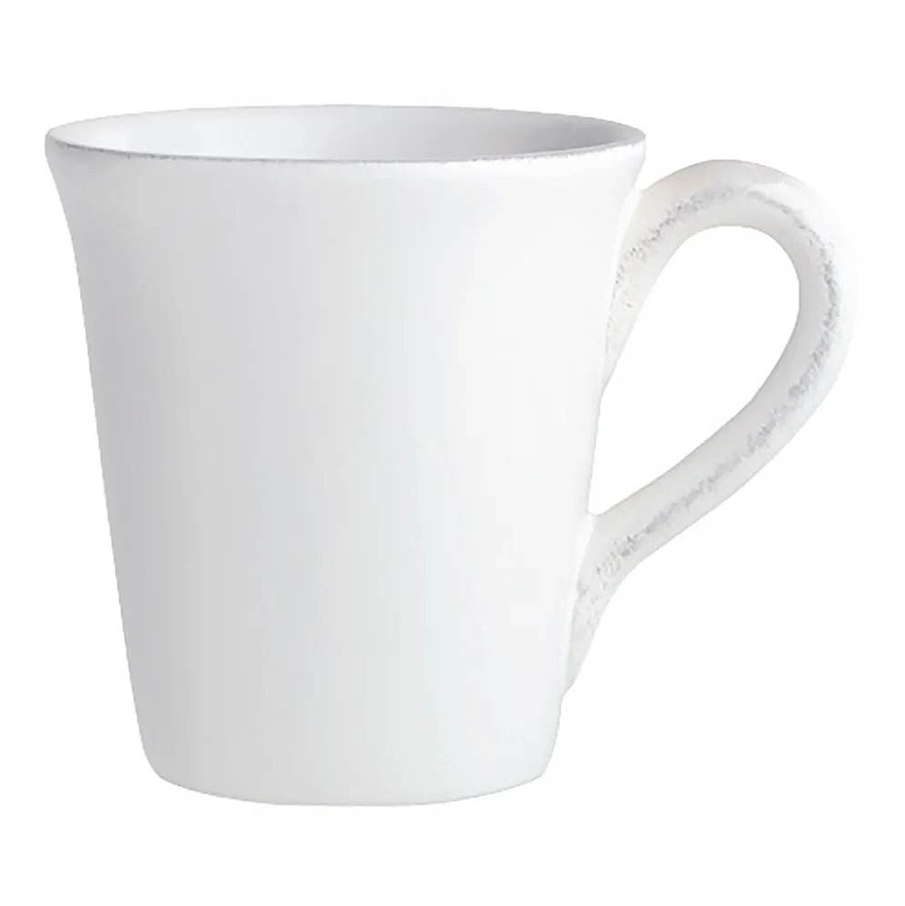 Mug en faïence blanc 50cl - campagne