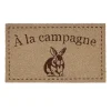 Paillasson campagne en coco naturel 73x43cm - Campagne