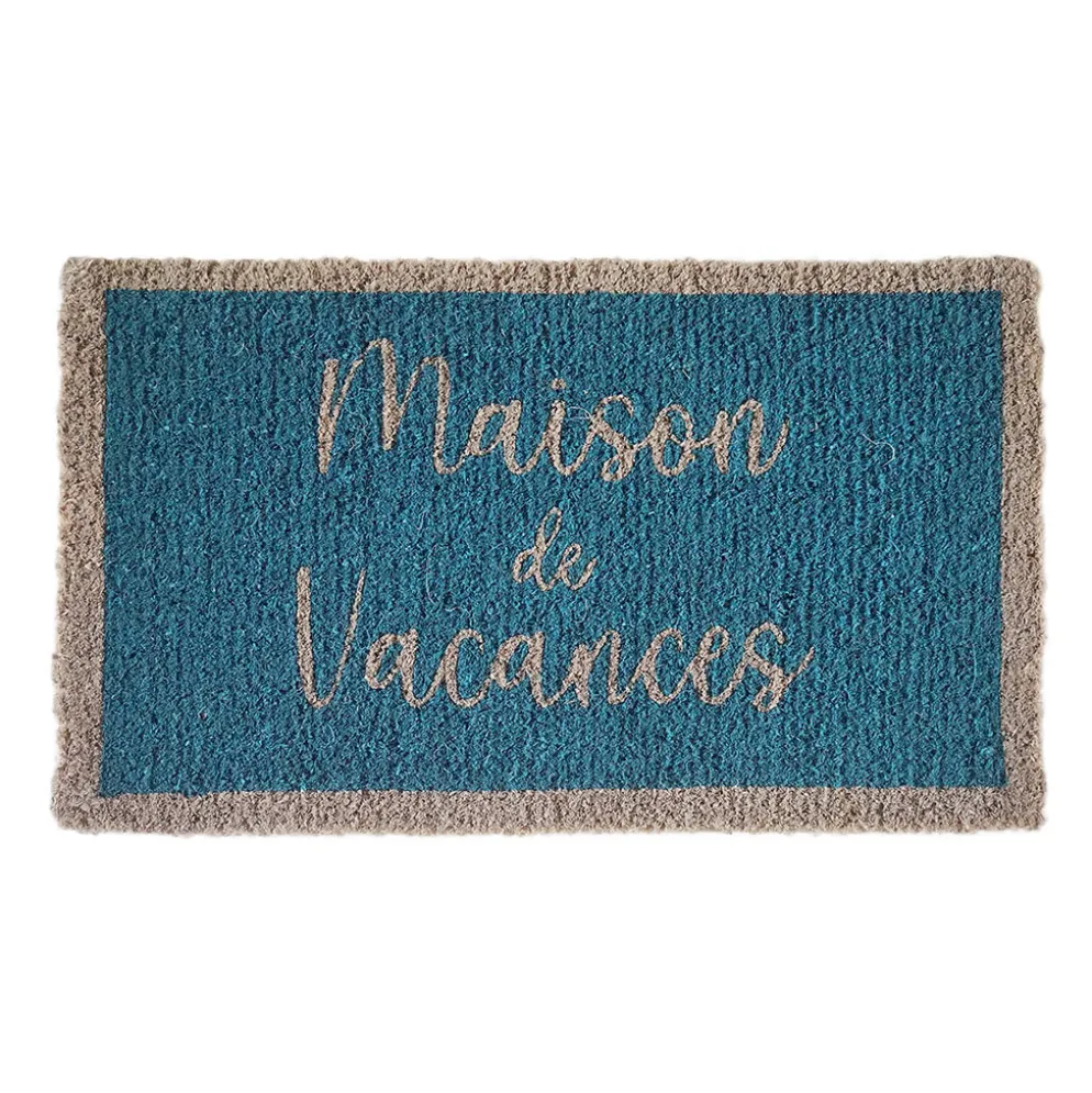 Paillasson vacances bleu