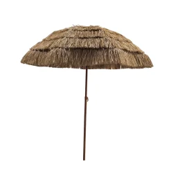 Parasol en paille naturel d200cm - Croisette