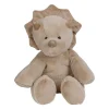 Peluche dinosaure en tissu beige 26cm - Songes