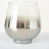 Photophore grazia argent d18xh20cm