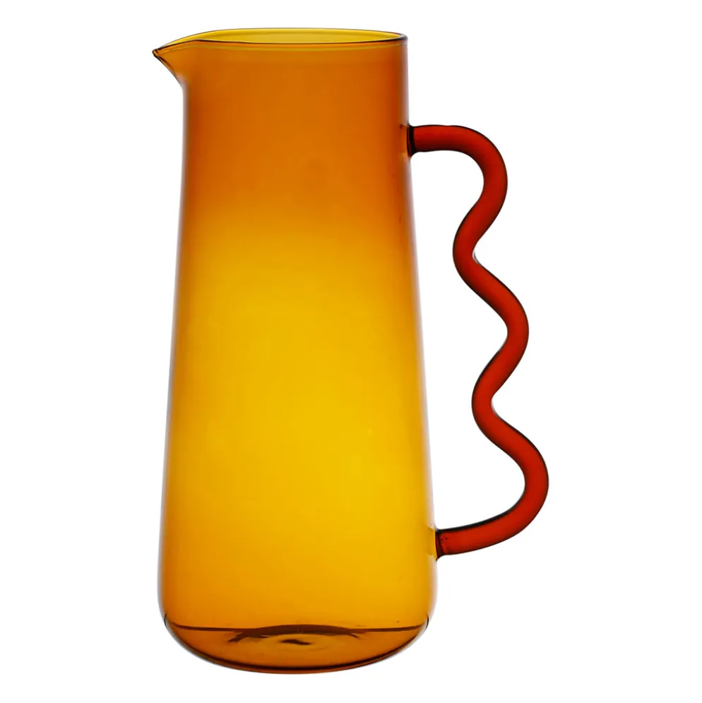 Pichet en verre ambre 1.2l - Aurore