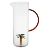 Pichet palmier en verre 1l - Colorea