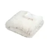 Plaid en tissu blanc 130x160 - Walton