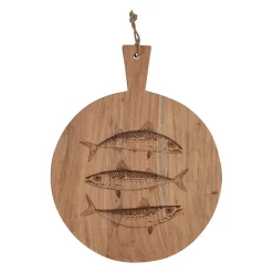 Planche à découper poisson en acacia naturel 50x40cm - Dalbert
