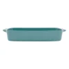 Plat à four rectangulaire en grès émeraude 36x21cm - cook