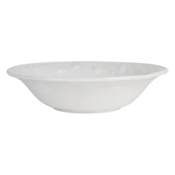 Plat creux en faïence blanc d32.5cm - Olivier