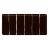 Plat en grès brun et écru 32x15cm - Epura