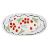 Plat ovale en grès rouge 31x16cm - Solencia