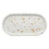 Plateau écru 25.5x13cm - Terrazzo