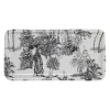 Plateau en fer noir et blanc 30x15cm - Mocoa