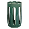 Porte ustensiles en grès émeraude h20cm - Organic