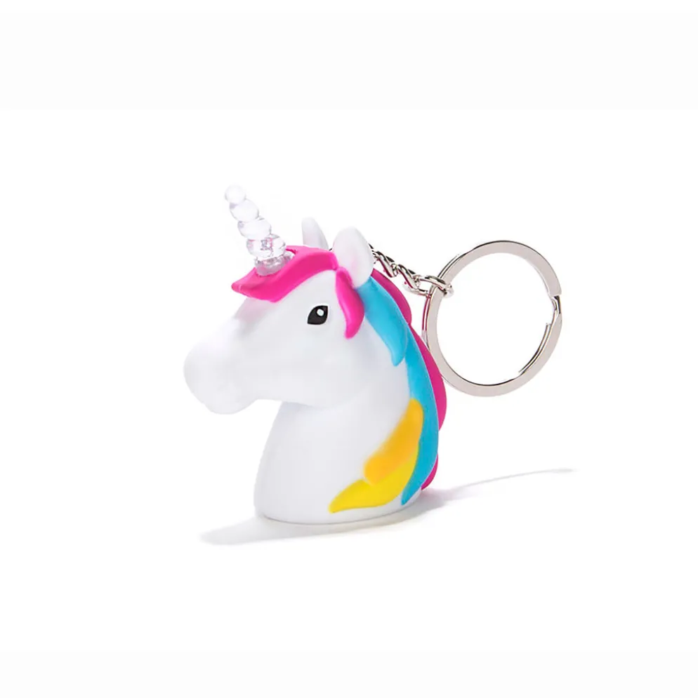 Porte-cles led licorne