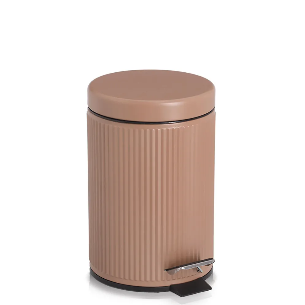 Poubelle en métal moka 3L