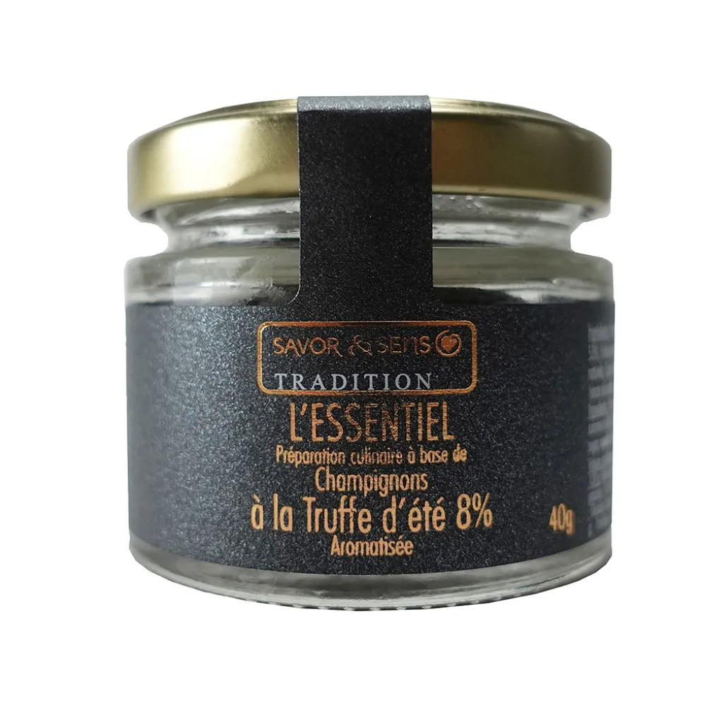 Preparation culinaire a base de champignons a la truffe d'été aromatisée 40g
