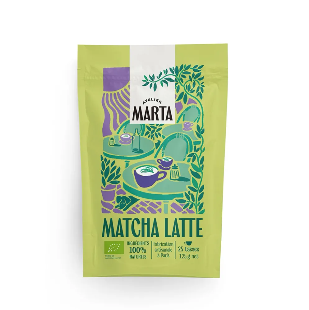 Préparation pour matcha latté 125gr