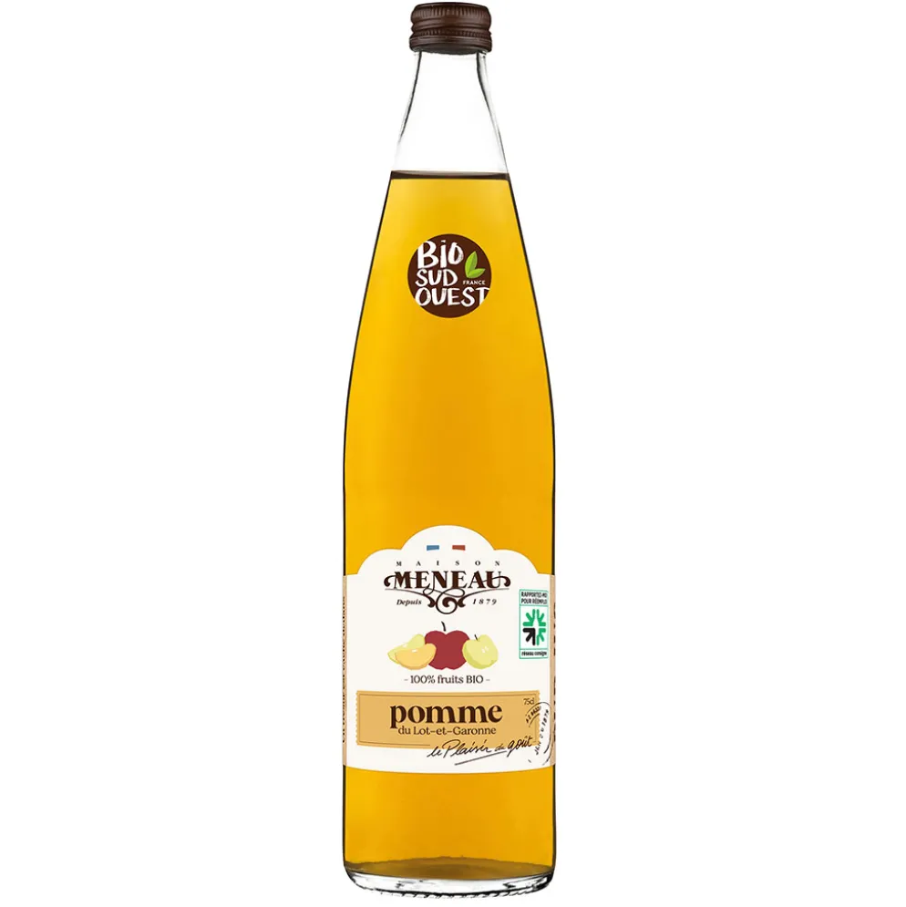 Pur jus de pomme du Lot et Garonne bio 75cl