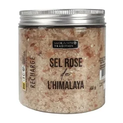 Recharge de sel rose de l'Hymalaya 600g