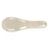 Repose cuillère en grès blanc moucheté - Jeanne
