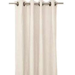 Rideaux en lin et coton naturel avec oeillets 130x280cm - Figari
