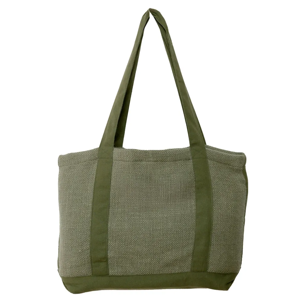 Sac cabas en lin kaki - California