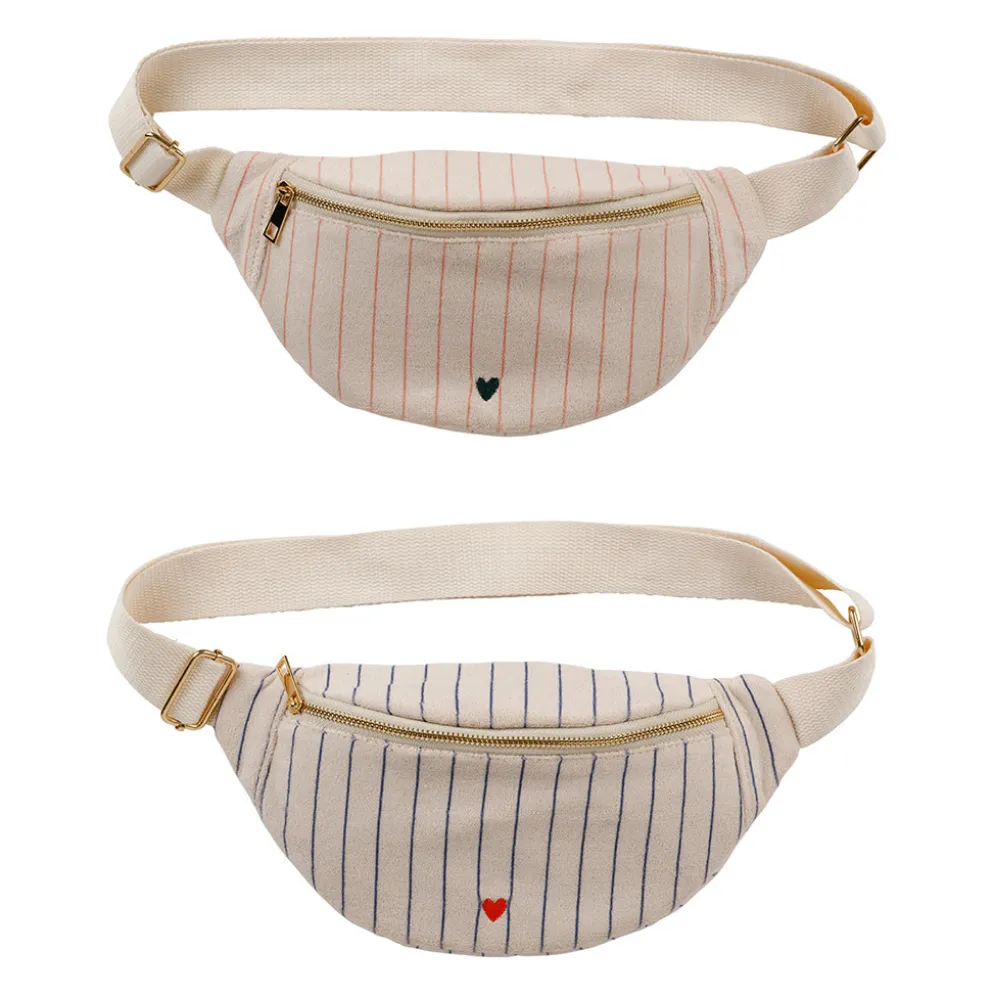 Sacs bananes x2 en tissu multicolore - Plouf&Sun