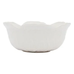 Saladier chou en grès blanc d22cm - Chou