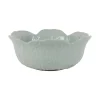 Saladier chou en grès vert d'eau d22cm
