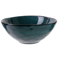 Saladier en grès bleu d28cm - Au grès du temps