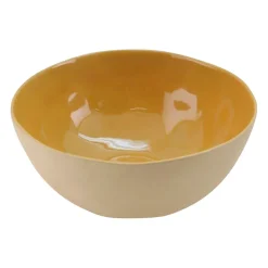 Saladier en grès curry d26cm - Jade