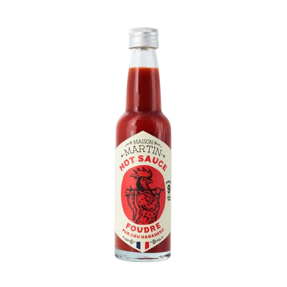 Sauce piquante piment Habanero rouge 100g – puissance 9/12