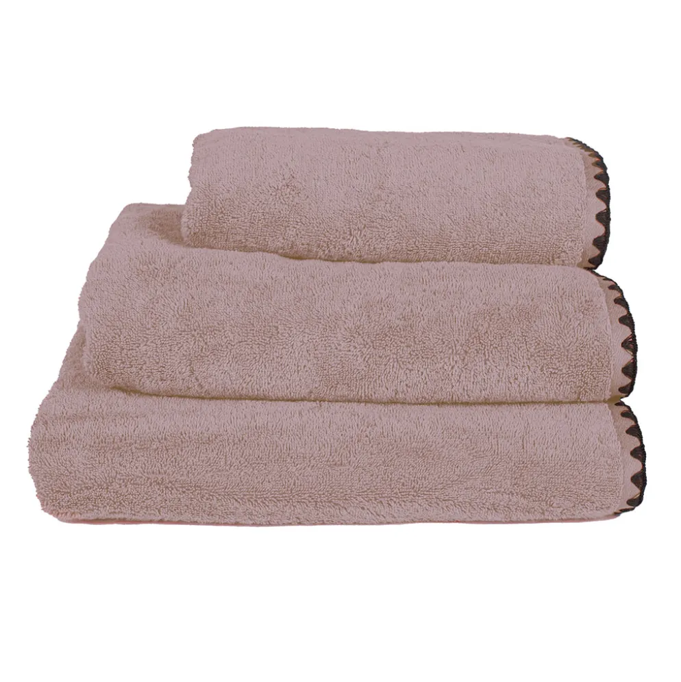 Serviette de bain en coton pétale 70x130cm - Issey