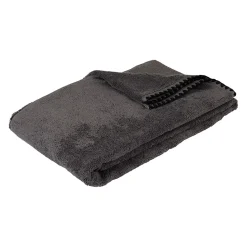 Serviette de douche en coton granit 90x140cm - Issey