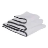 Serviette en coton blanc 30x50cm - Issey