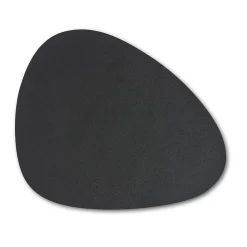 Set de table effet cuir noir 34x42cm