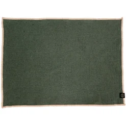 Set de table en lin et coton kaki 35x45cm - Corte