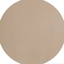 Set de table rond simili cuir beige d38cm - Optic