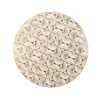 Set de table éventail doré d38cm