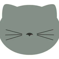 Set de table vinyle chat d30cm gris
