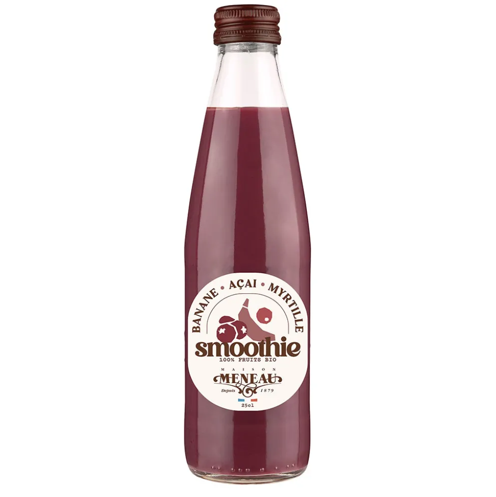 Smoothie banane acaï et myrtille 25cl