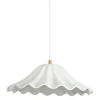 Suspension en porcelaine blanc d31cm E27 - Clarelis