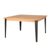 Table à manger carrée en chêne massif 140x140xm - Manny